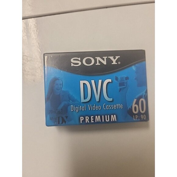Sony DVC Digital Video Cassette Premium MiniDV Tape SP 60 LP 90 New Sealed - Picture 1 of 5